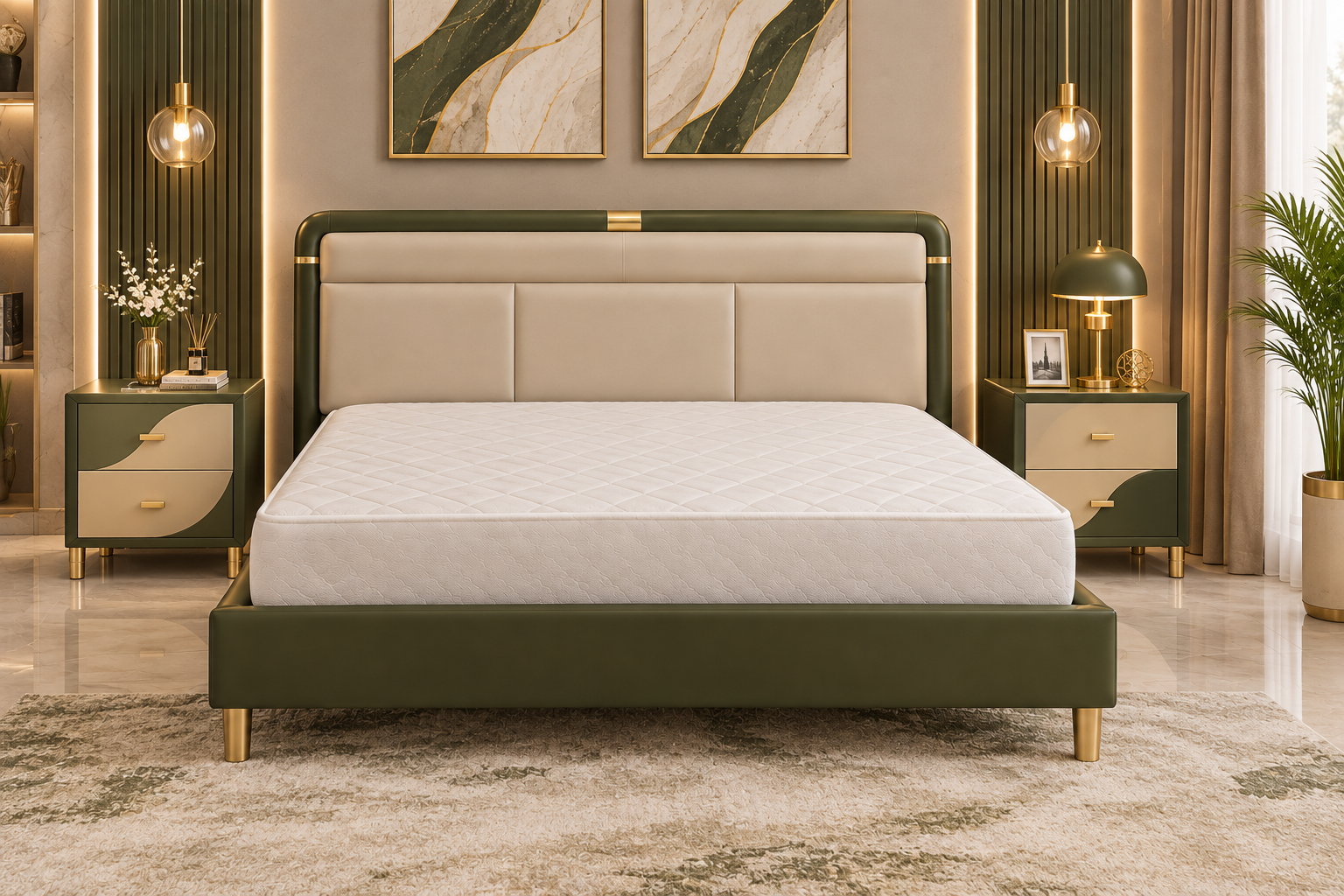 سرير وكمودينو 204000011 - صورة 3