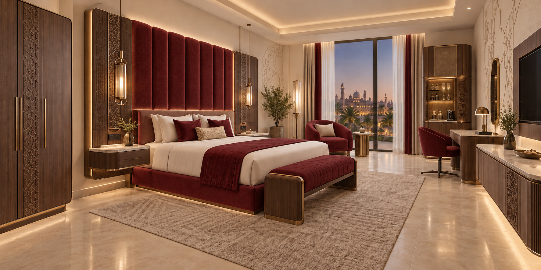 غرفة فندقية H000001 - صورة 4