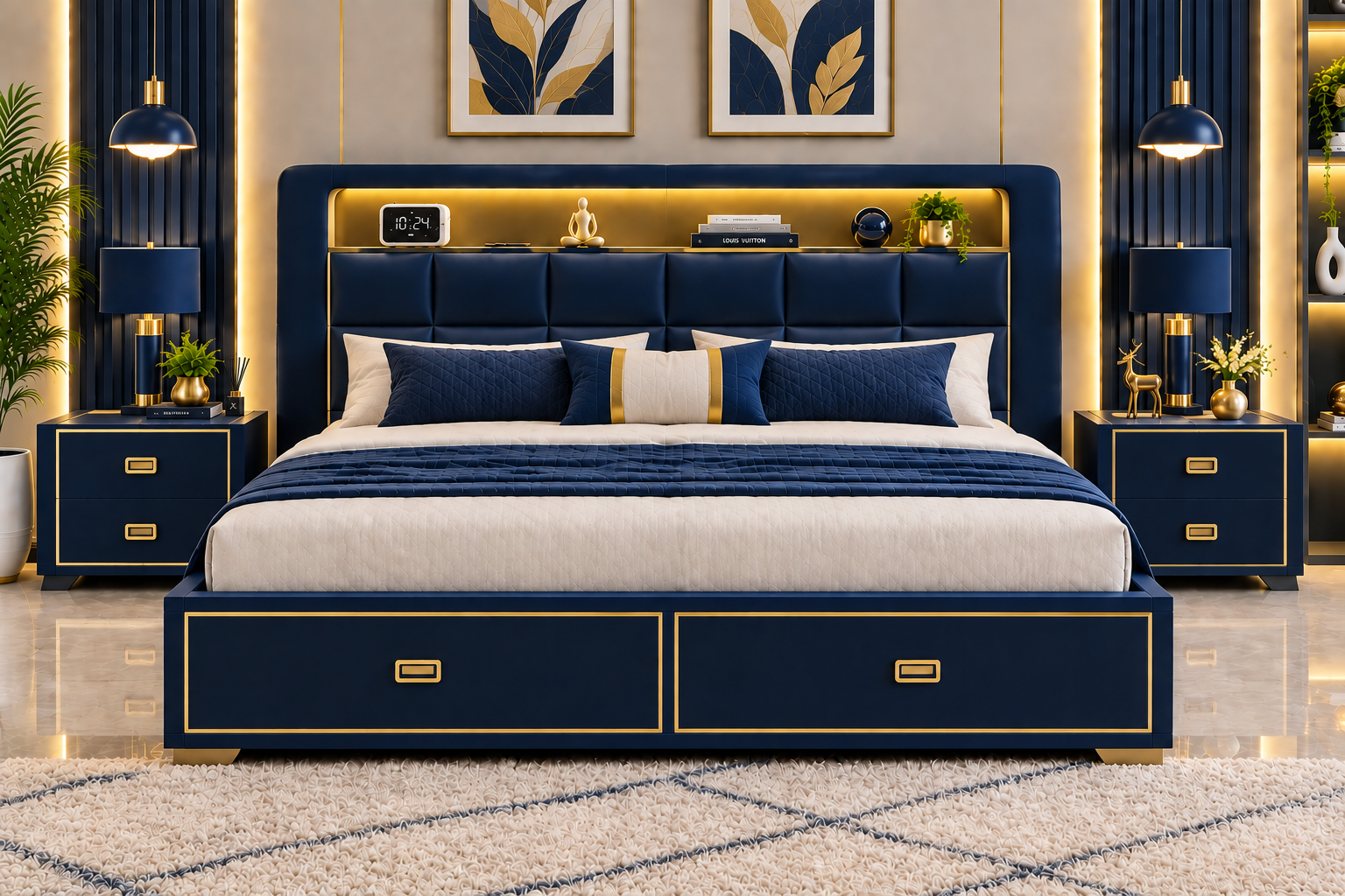 سرير وكمودينو 204000012 - صورة 12