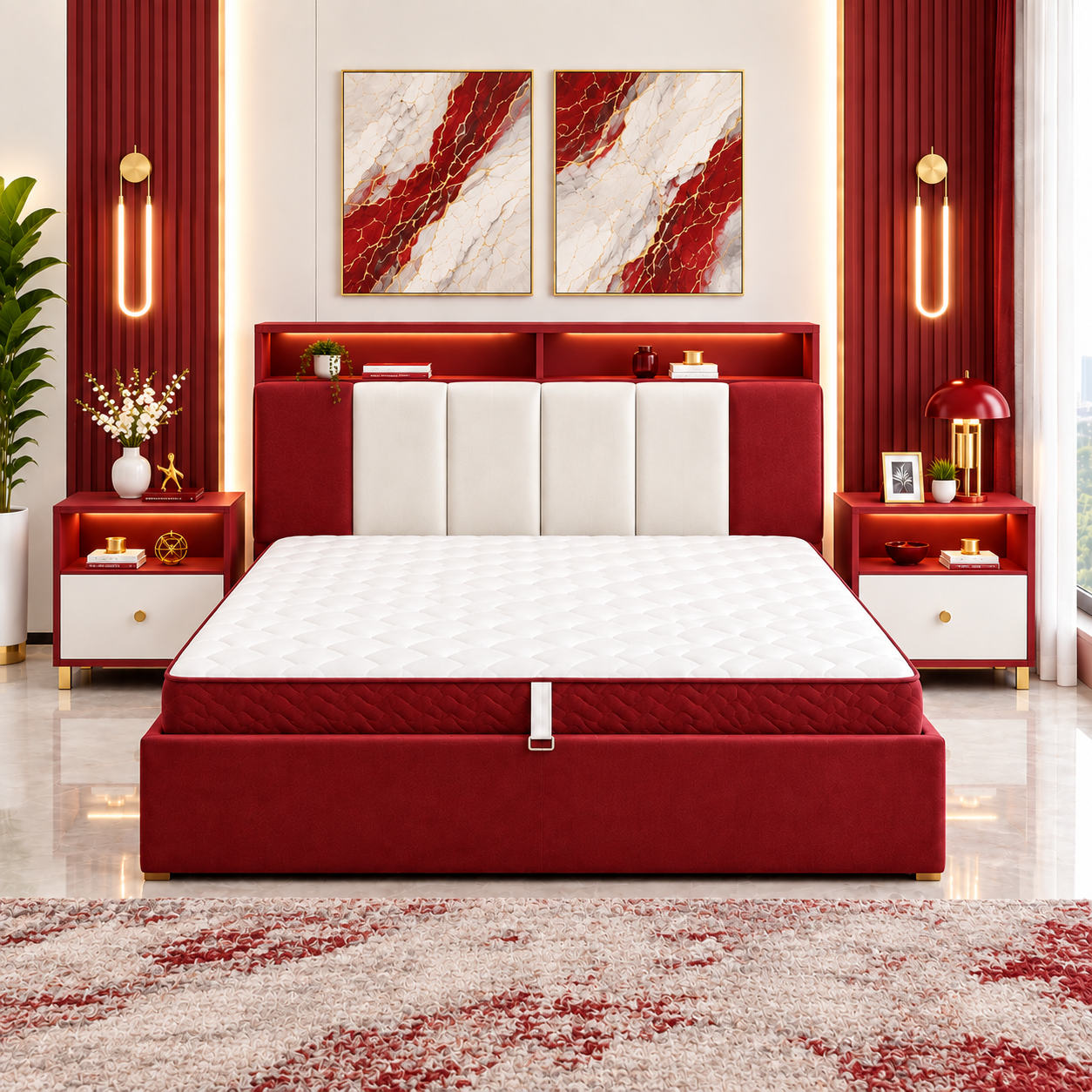 سرير وكمودينو 204000015 - صورة 5