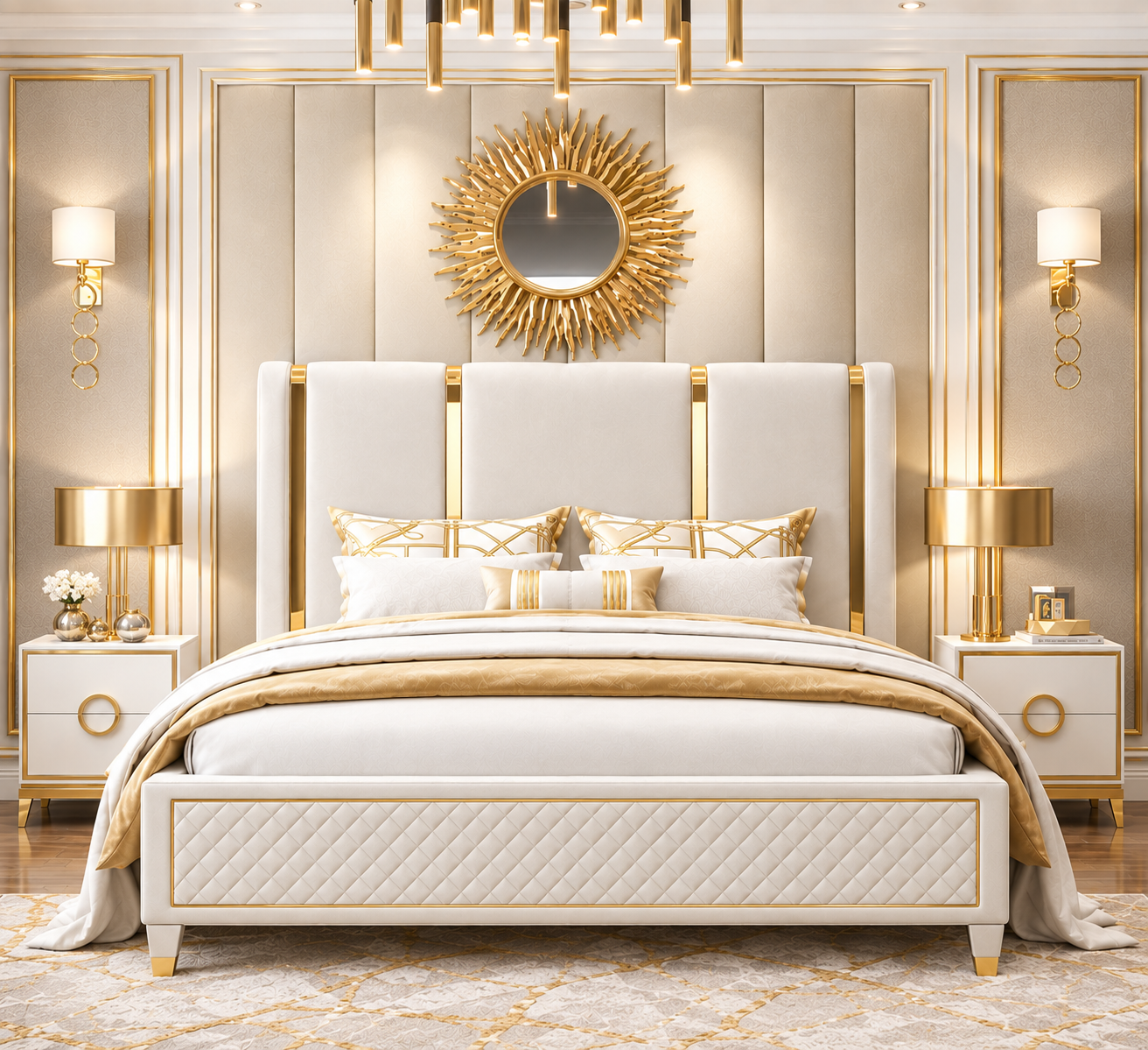 سرير وكمودينو 204000002 - صورة 7