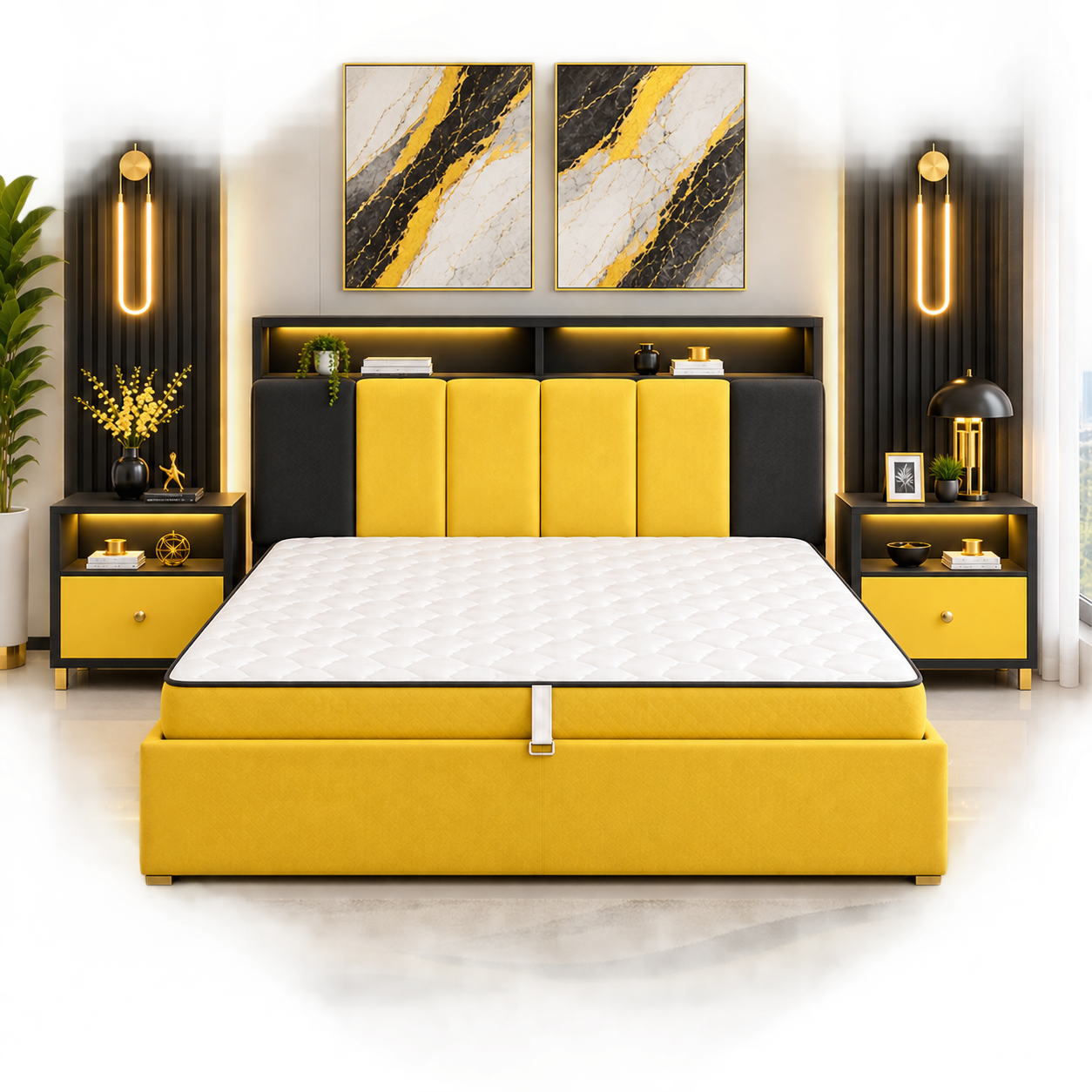 سرير وكمودينو 204000015 - صورة 8